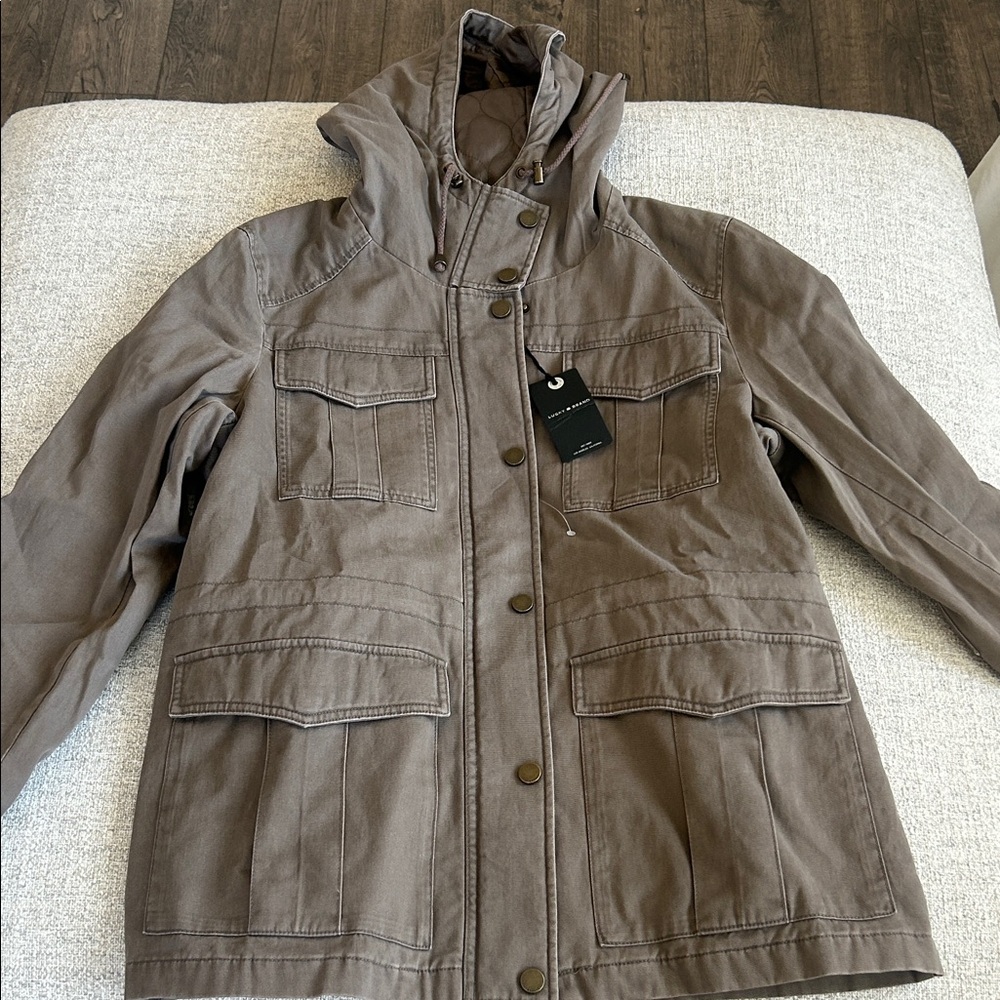 Lucky Brand Tan Military Field Jacket